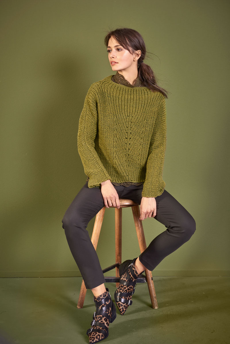 Lana Grossa PULLOVER Cool Wool Big Melange | FILATI CLASSICI No